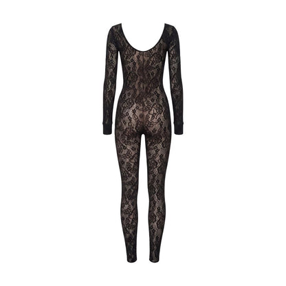 Black Polyamide Jumpsuit