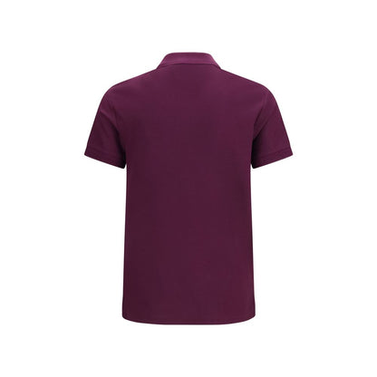 Purple Cotton Polo Shirt