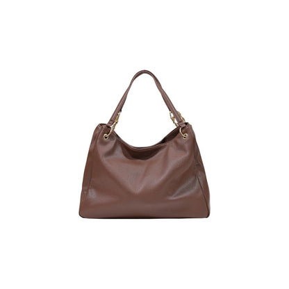 Brown Polyethylene Handbag