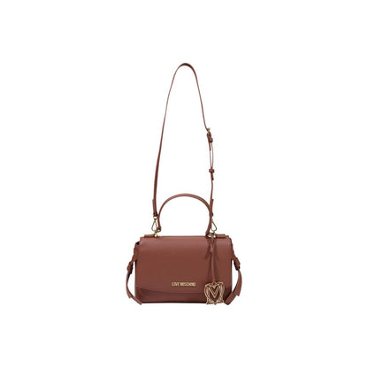 Brown Polyethylene Handbag