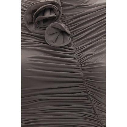 Gray Copper Cocktail Dress