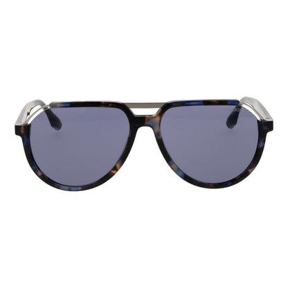 Brown Acetate & Stainless Steel Sunglasses