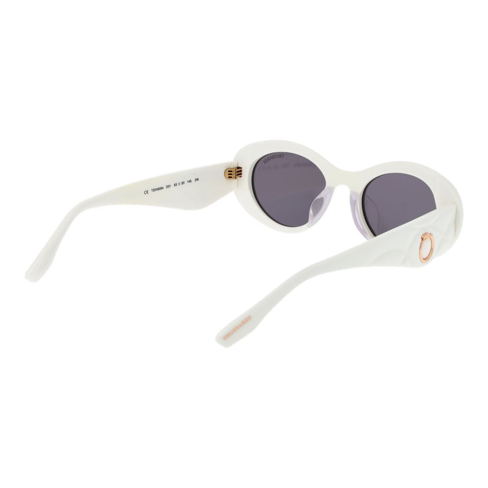 White Acetate Sunglasses