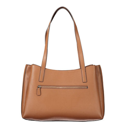 Brown Polyethylene Handbag