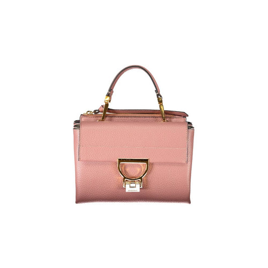 Pink Leather Handbag