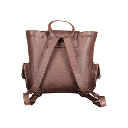 Brown Leather Backpack