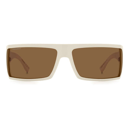 Beige Acetate Sunglasses