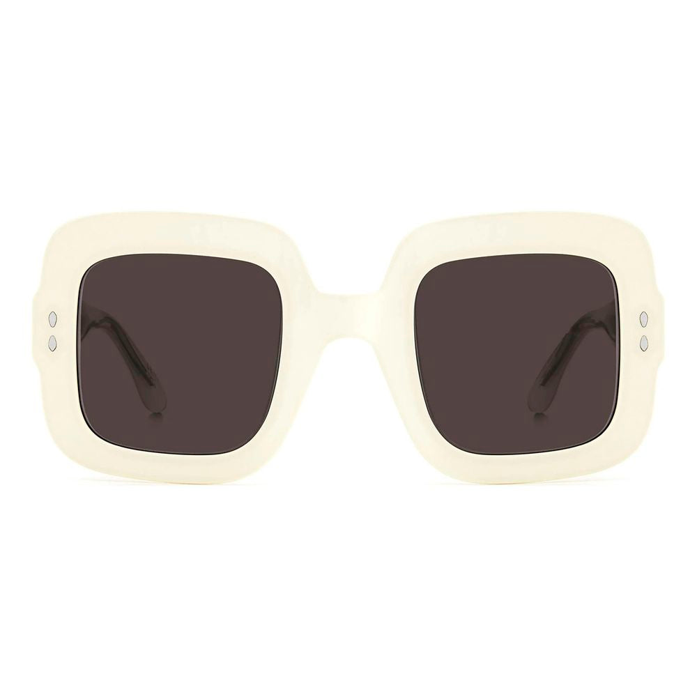 Beige Acetate Sunglasses