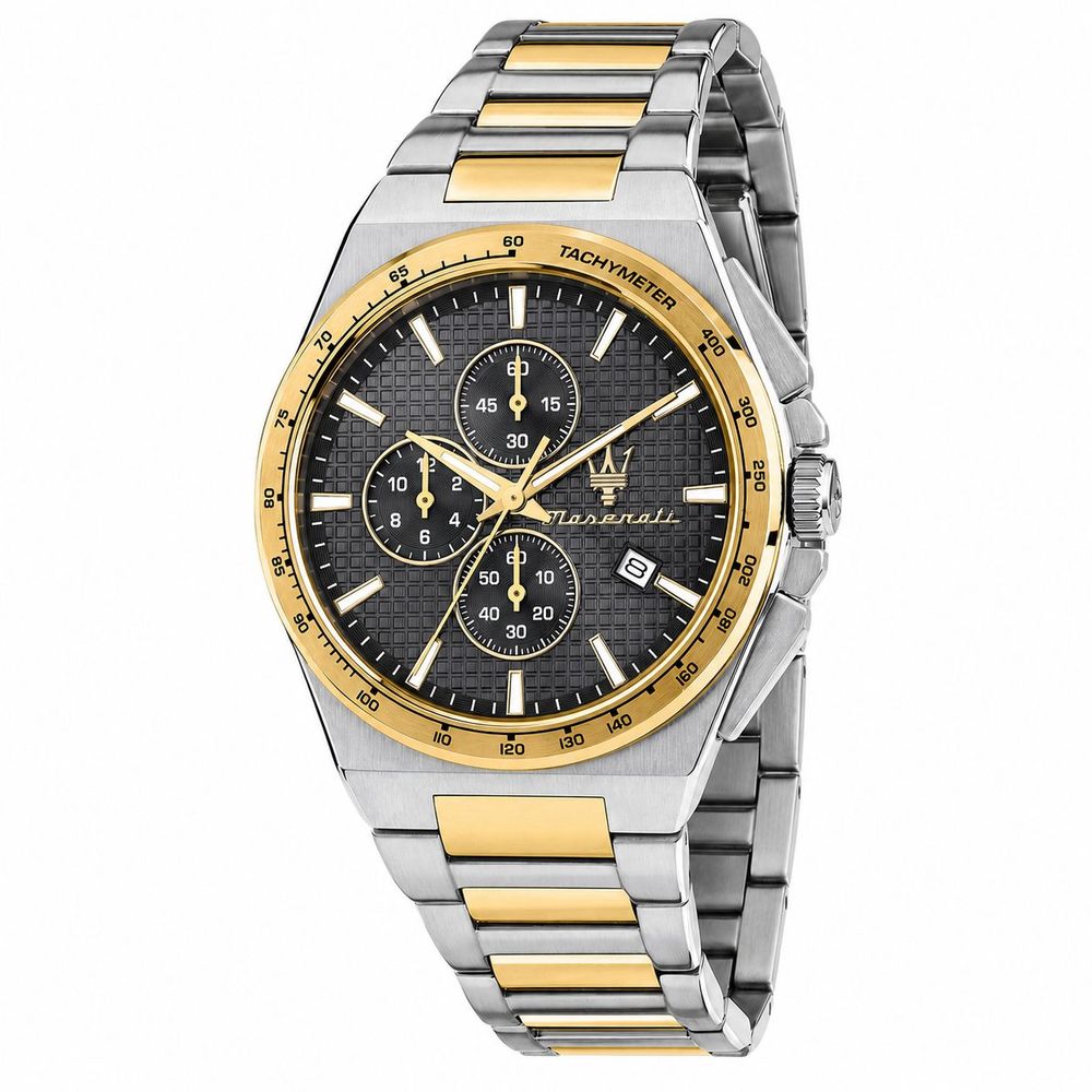 Gray Stainless Steel Dress Watch
