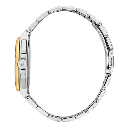 Gray Stainless Steel Dress Watch