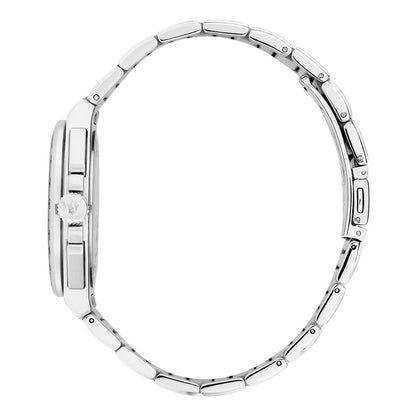 Gray Stainless Steel Dress Watch