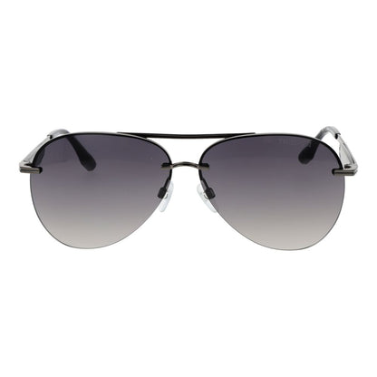Gray Metal Sunglasses