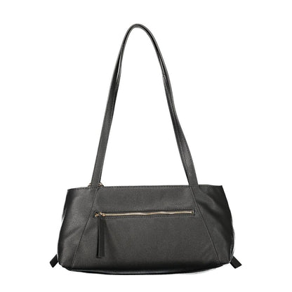 Black Polyurethane Women's Bag