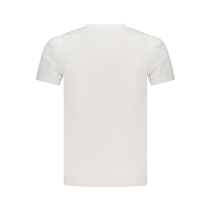 White Cotton Men's T-Shirt