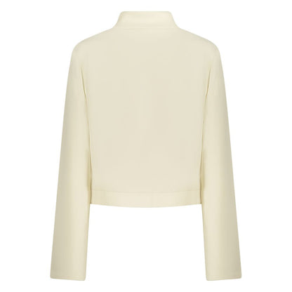 Bianco Polyester Donna Sweatshirt
