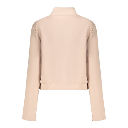 Pink Polyester Women's Sweatshirt