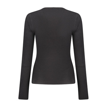 Black Viscose Women's Sweater