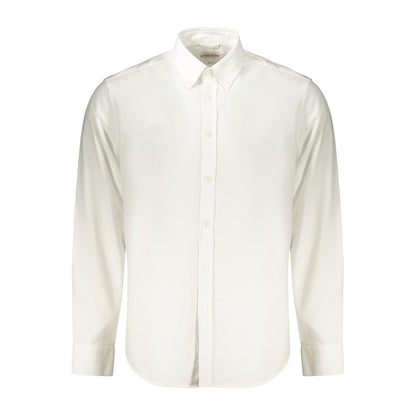 White Cotton Men's Shirt