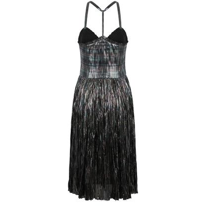 Black Polyester Women Dress