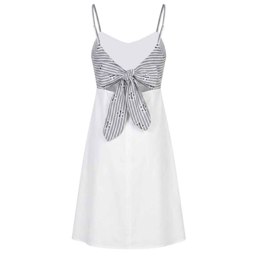 White Cotton Women Dress