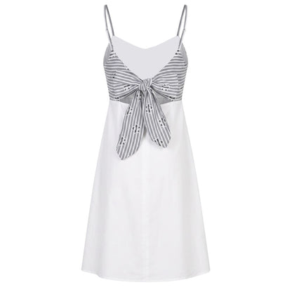 White Cotton Women Dress