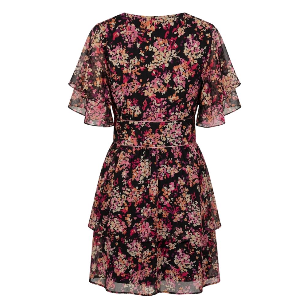Black Polyester Women Dress