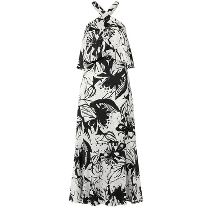 Black Polyester Women Dress