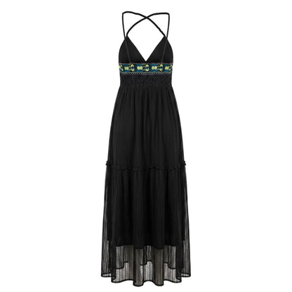 Black Cotton Women Dress