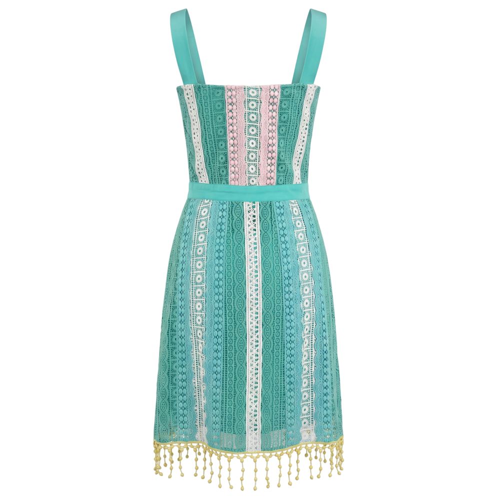 Green Cotton Women Dress