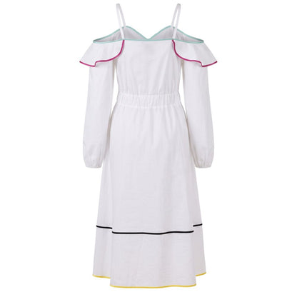 White Cotton Women Dress