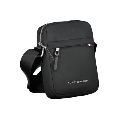 Black Polyester Men's Bag