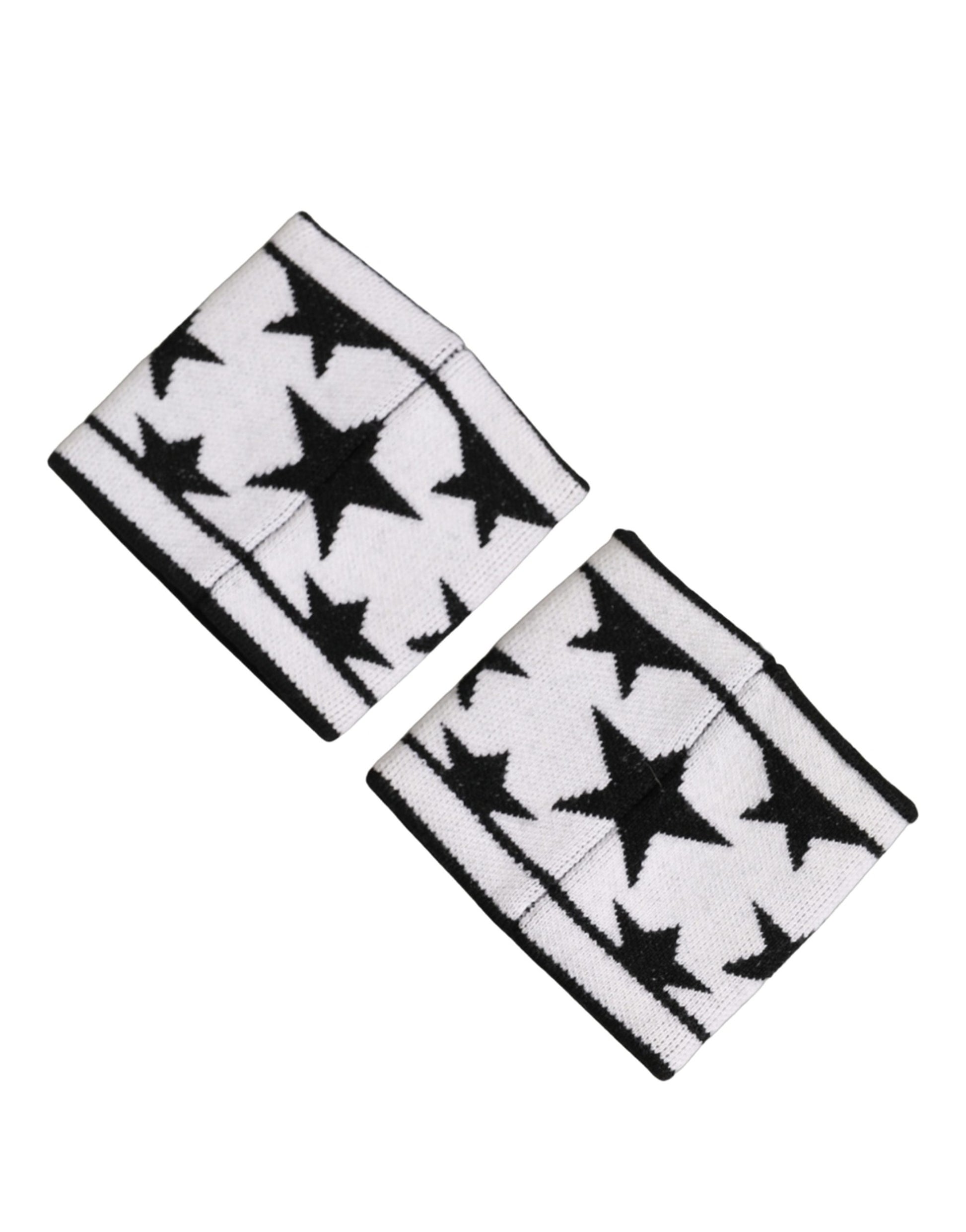 Men Set White Black Wool Logo #DGMILLENNIALS Wristband