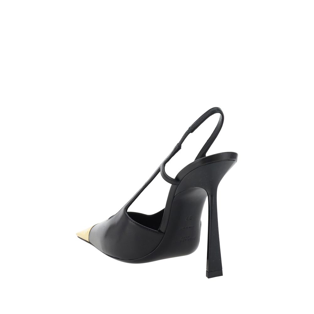 Black Lamb Ovis Aries Aries High Heel Pumps