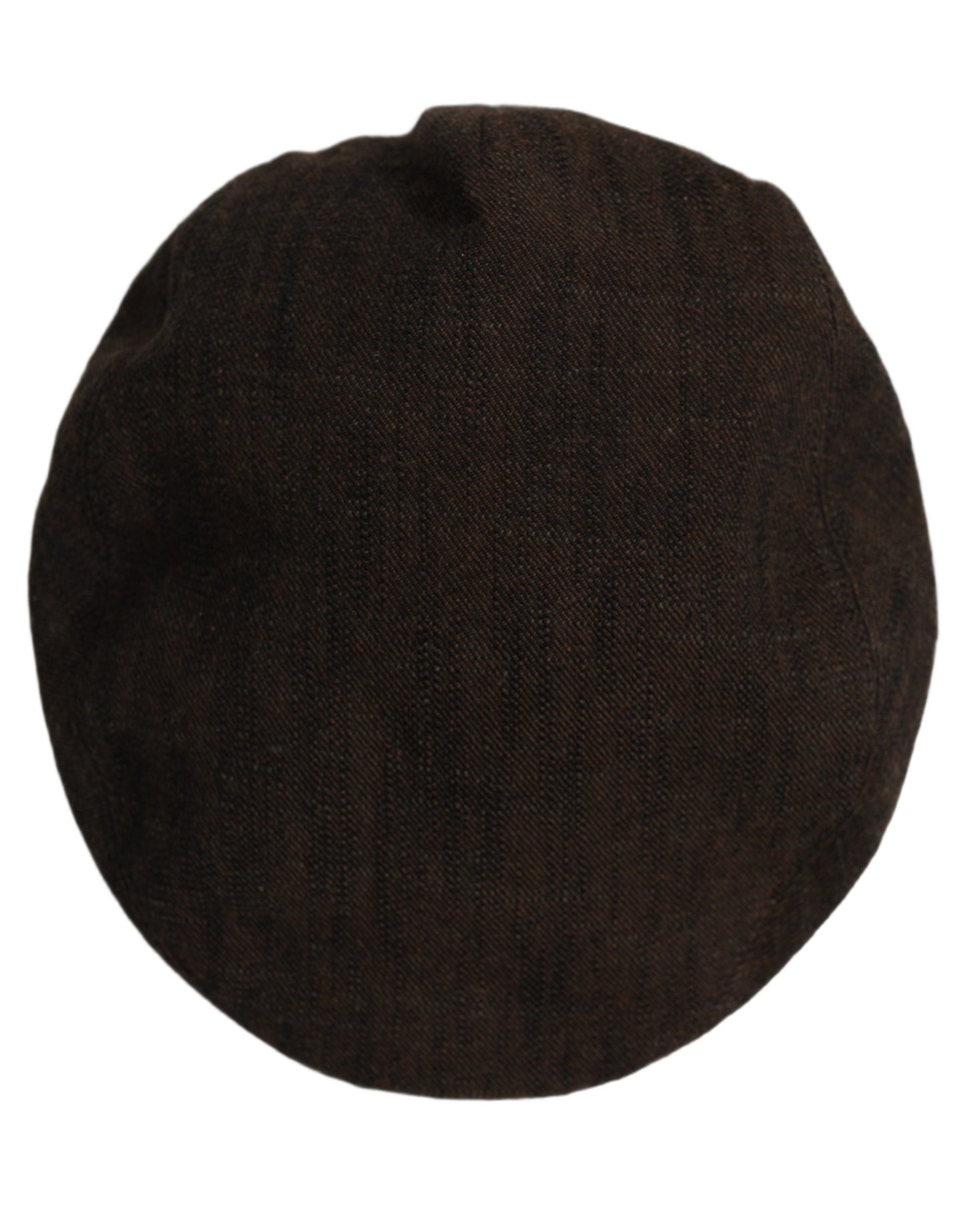 Men Brown Cotton Flat Cloth Newsboy Cap Hat