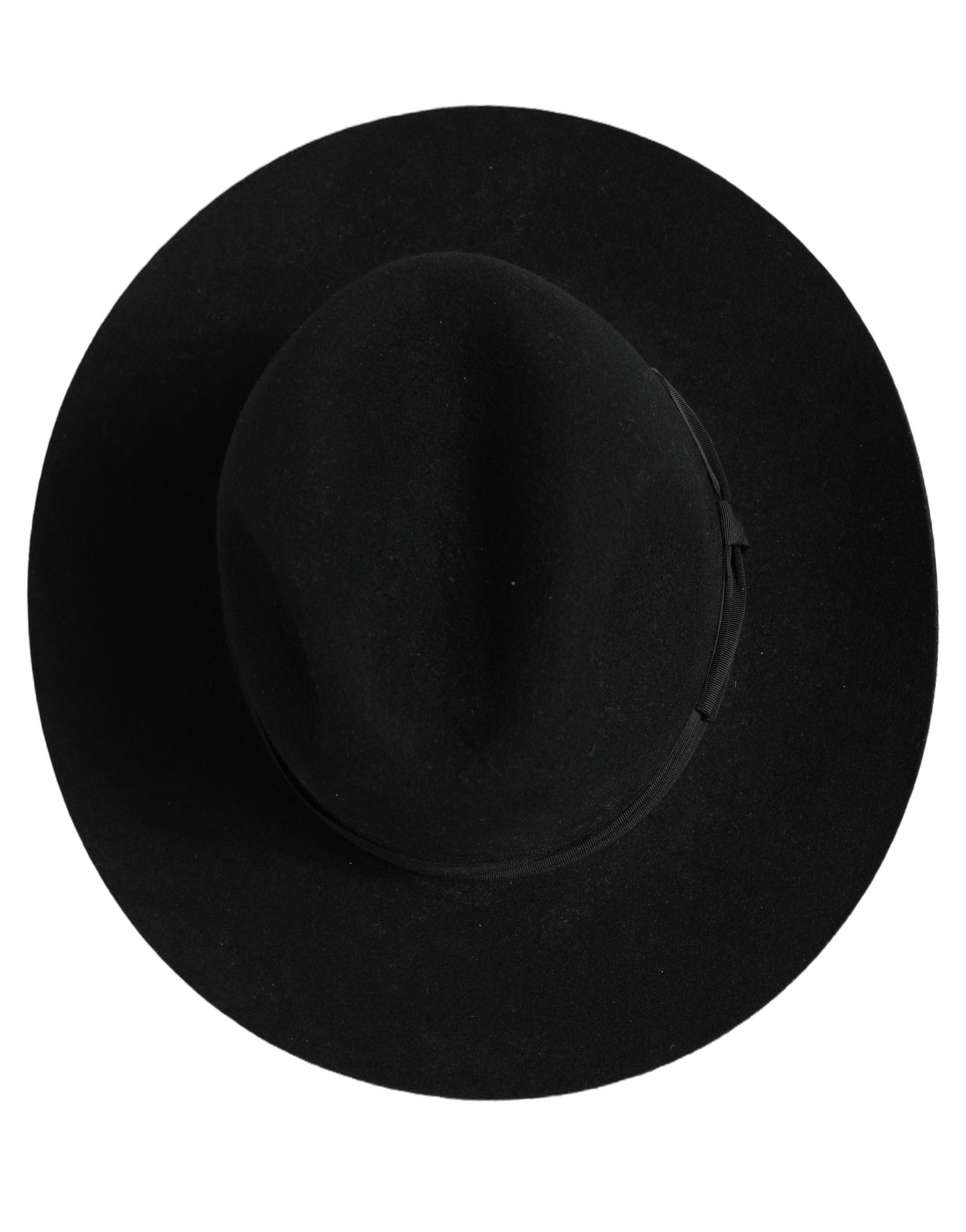 Men Black Classic Wide Brim Fedora Capello Hat