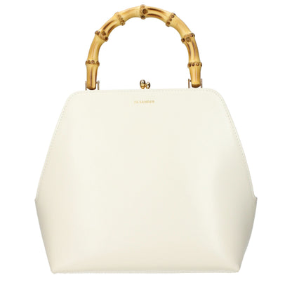 Beige Leather Handbag