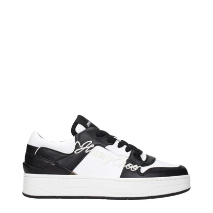 Black Leather Low Top Sneakers