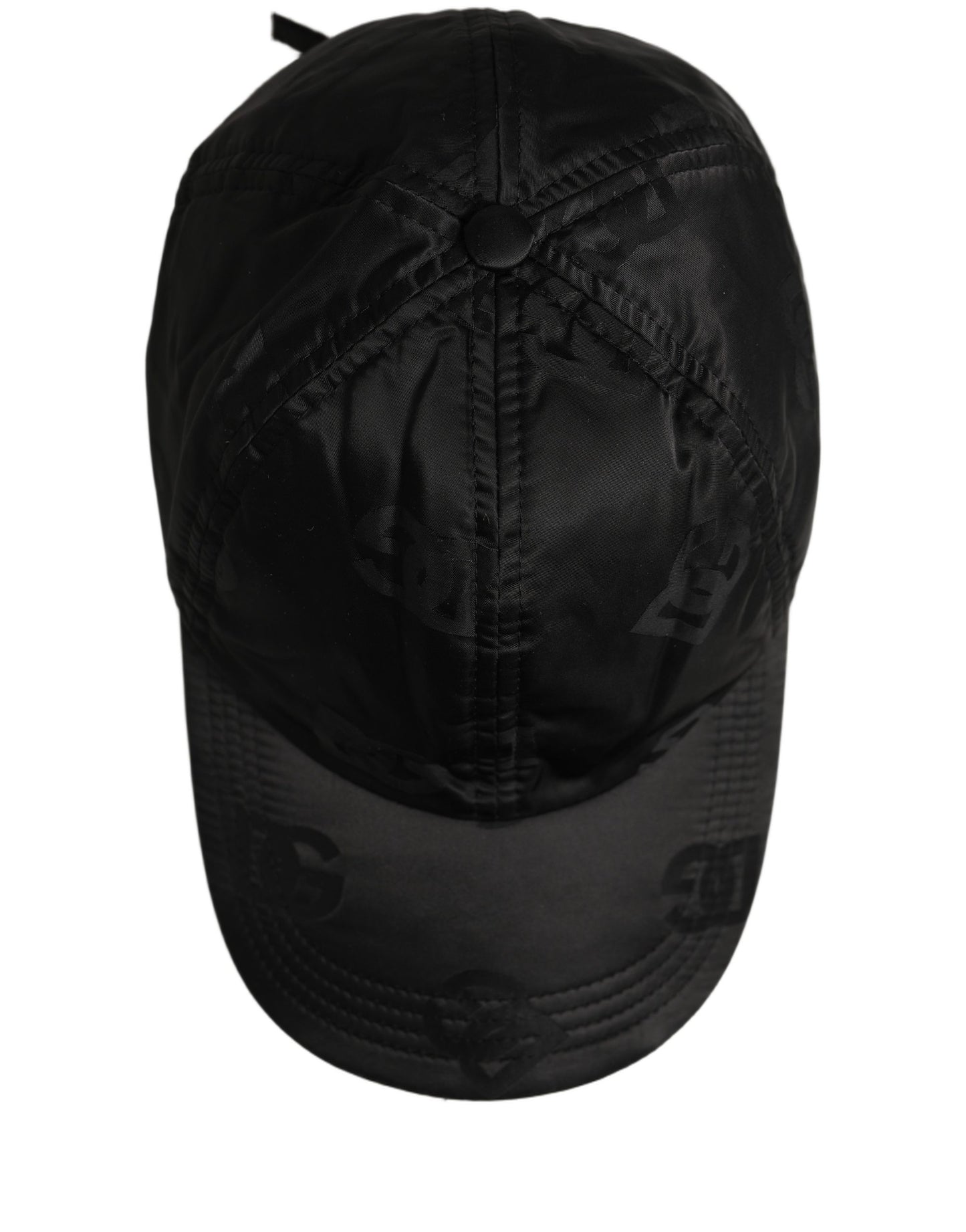 Men Black DG Monogram Baseball Capello Hat