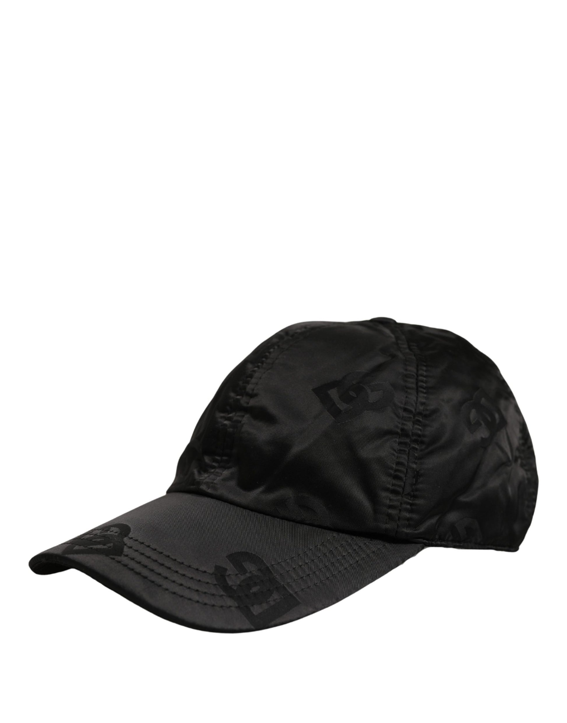 Men Black DG Monogram Baseball Capello Hat