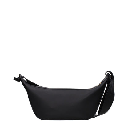 Black Leather Shoulder Bag