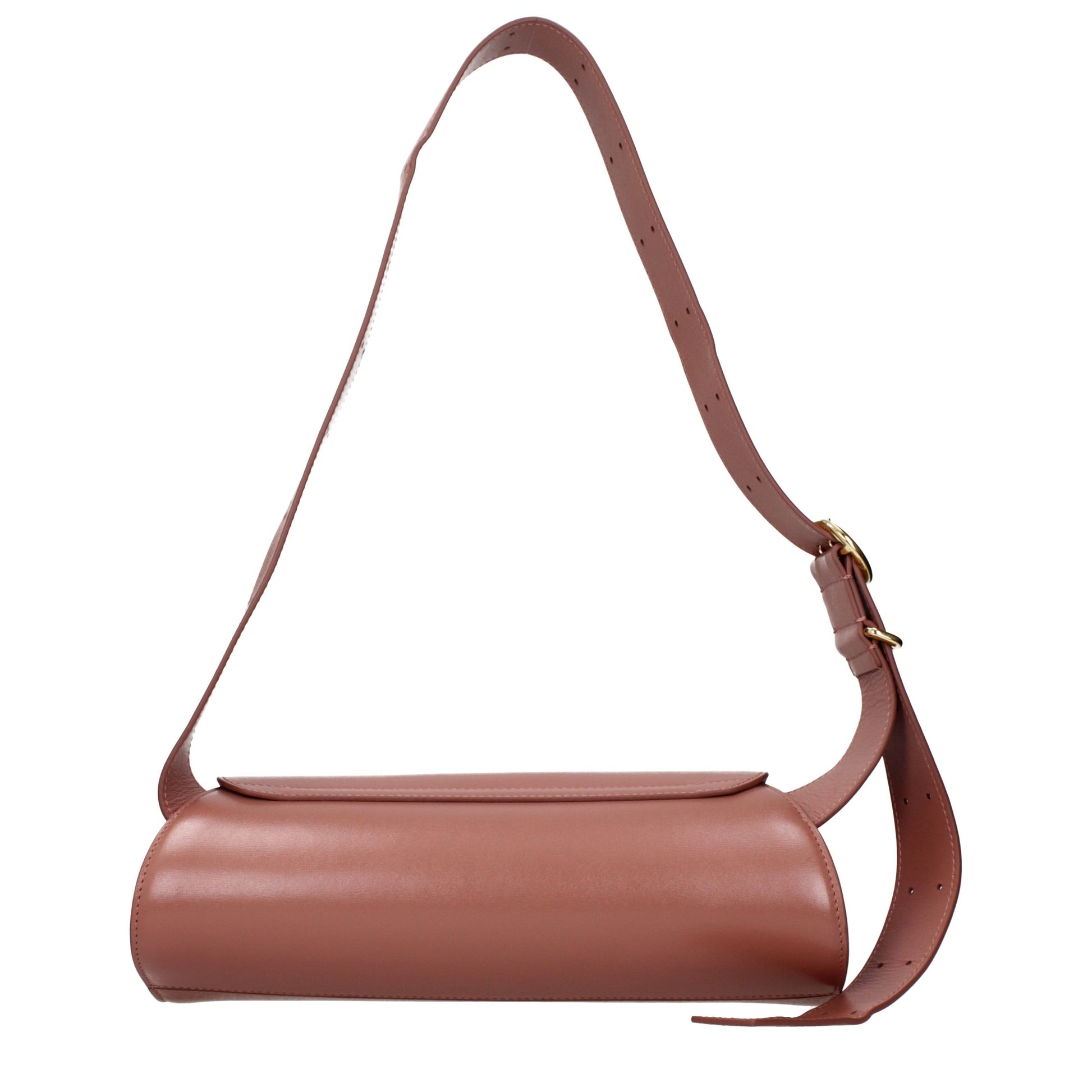 Pink Leather Crossbody Bag