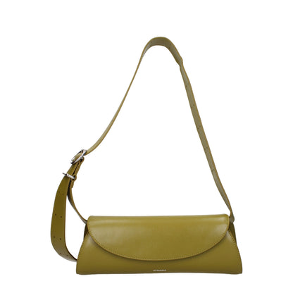 Green Leather Crossbody Bag