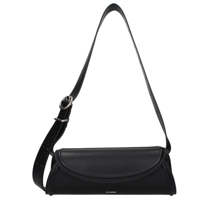 Black Leather Crossbody Bag