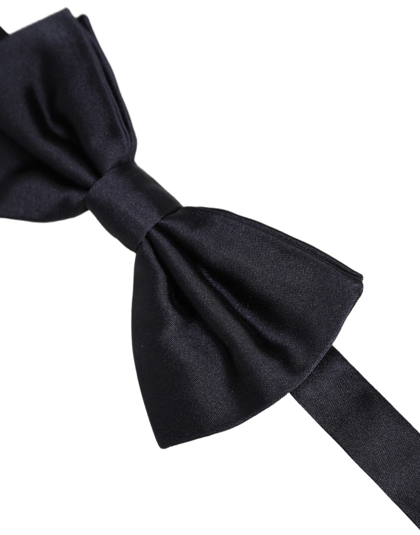 Men Black 100% Silk Adjustable Neck Papillon Bow Tie