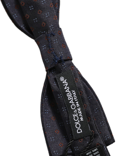 Black Diamond Pattern Adjustable Neck Papillon Bow Tie