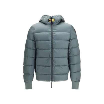 Bicolor Goose Down Full-Length Jacket