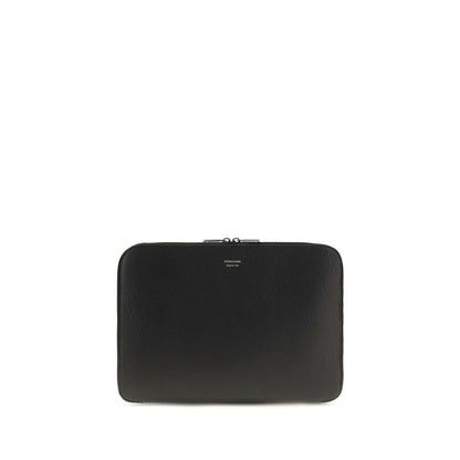 Black Calf Leather Bos Taurus Shoulder Bag