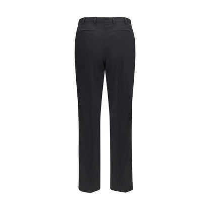 Black Wool Oves Aries Casual Pants