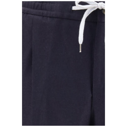 Blue Wool Oves Aries Casual Pants