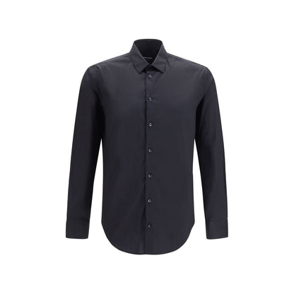 Black Cotton Dress Shirt